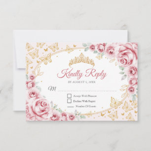 Antwort zur Pink Gold Quinceanera