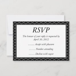 Antworten auf Schwarz-Weiß-Ereignisse, UAWG oder A RSVP Karte