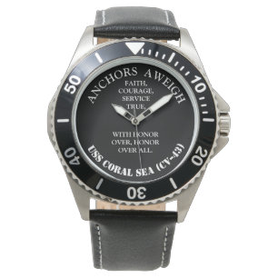 ANTWORTEN DURCH DIE USS CORAL MEA (CV-43) ARMBANDUHR