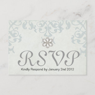 Antwortkarte des Speichers RSVP Karte