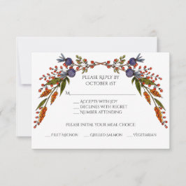 Antwortkarte für Herbst RSVP Karte