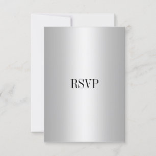 Antwortkarte für RSVP Silber alle Veranstaltungen Karte