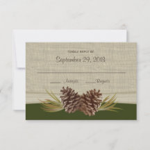 Antwortkarte für Wälder mit Pinecones