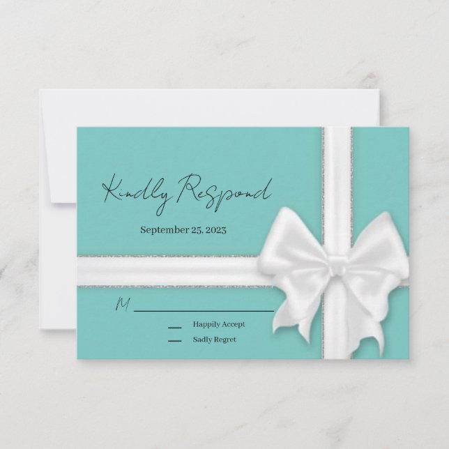 Antwortkarte RSVP Karte (Vorderseite)