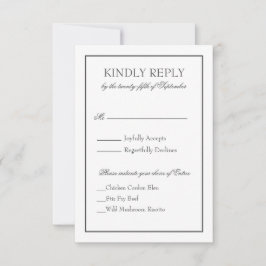 Antwortkarte RSVP Karte