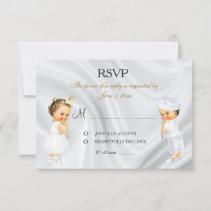 Antwortkarte zur Taufe RSVP Karte