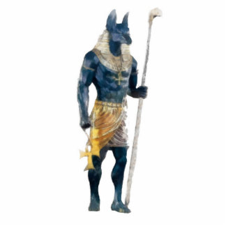 Anubis Ägypter-Gott Fotoskulptur Ornament