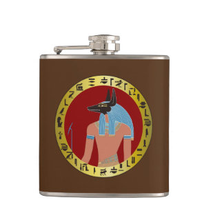 Anubis, ägyptische Flasche Flachmann