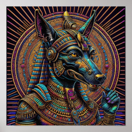 Anubis Ägyptische Kunst Poster