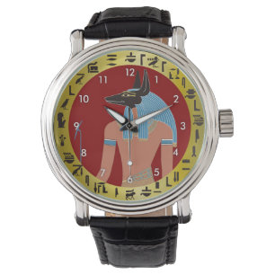 Anubis, ägyptischer Gott Armbanduhr