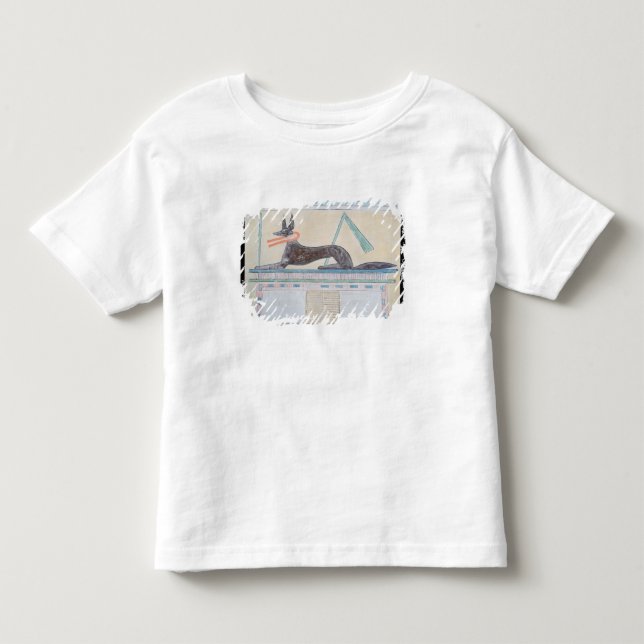 Anubis, ägyptischer Gott der Toten Kleinkind T-shirt (Vorderseite)