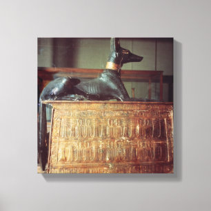 Anubis, ägyptischer Gott der Toten Leinwanddruck