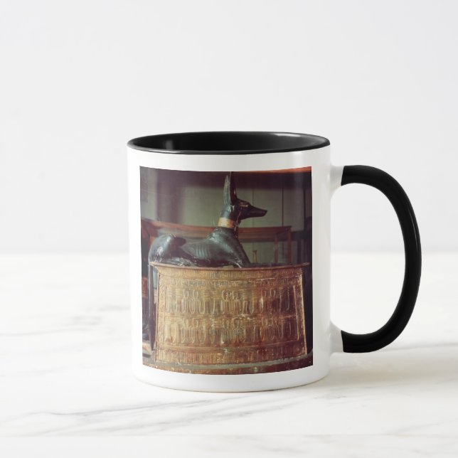 Anubis, ägyptischer Gott der Toten Tasse (Rechts)