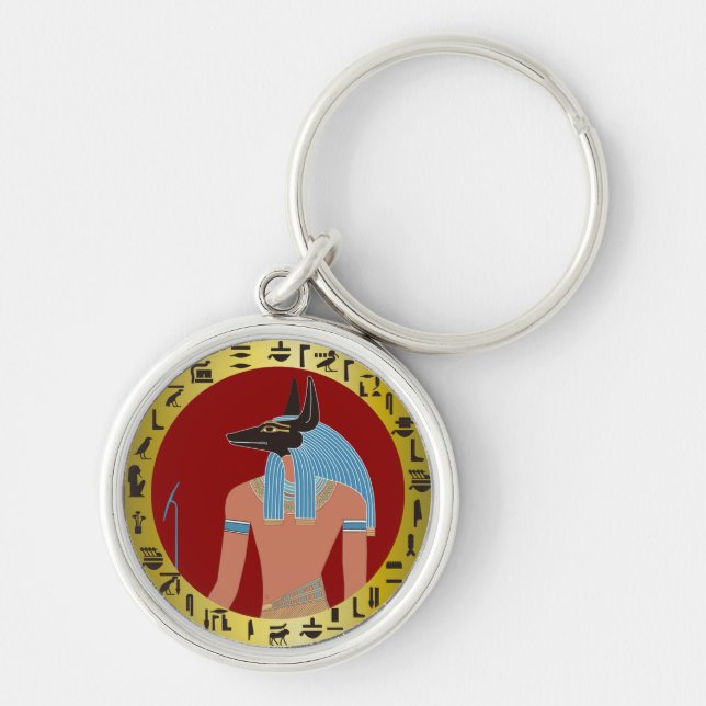 Anubis, ägyptischer Gott Schlüsselanhänger (Vorne)