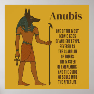 Anubis - Alte ägyptische Geschichte Poster