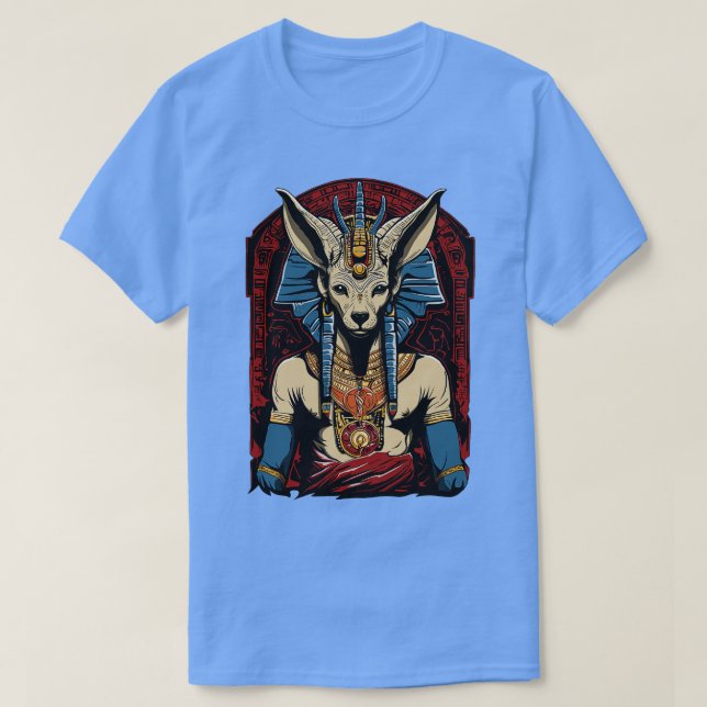 Anubis Alter ägyptischer Gott T-Shirt (Design vorne)