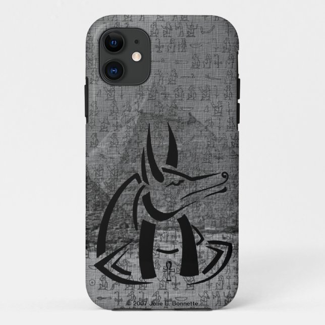 Anubis Barely There Case-Mate iPhone Hülle (Rückseite)