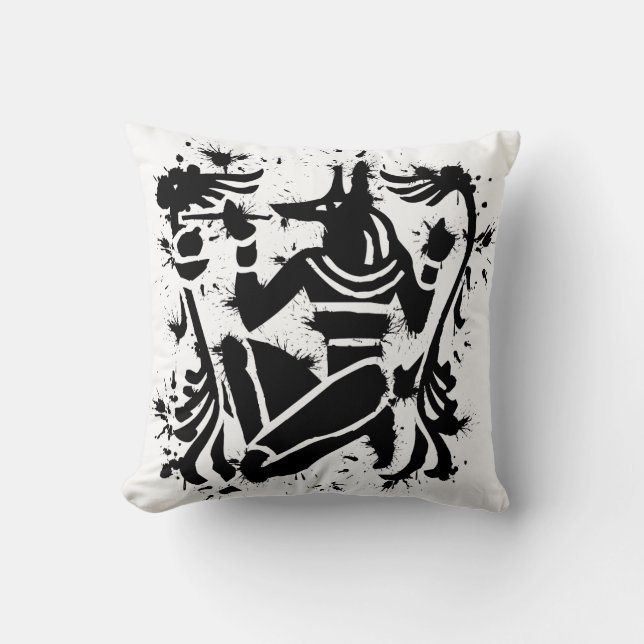 Anubis Briefmarke Kissen (Vorderseite)