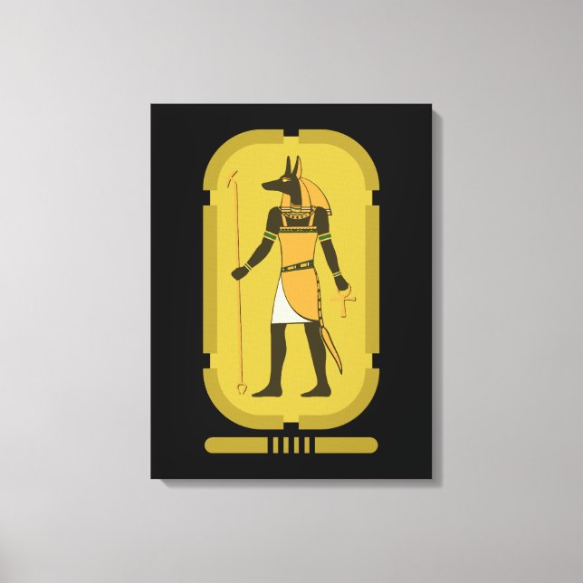 Anubis Canvas Print Leinwanddruck (Vorderseite)