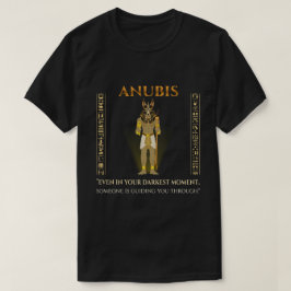 Anubis Führer Dunkelster Moment Altes Ägypten T-Shirt