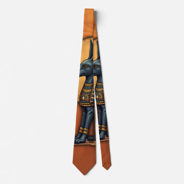 Anubis im Mondlicht,  Krawatte (Vorderseite)