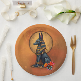 Anubis im Mondlicht, Pappteller