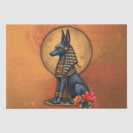 Anubis im Mondlicht, Seidenpapier