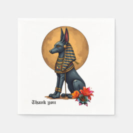 Anubis im Mondlicht, Serviette