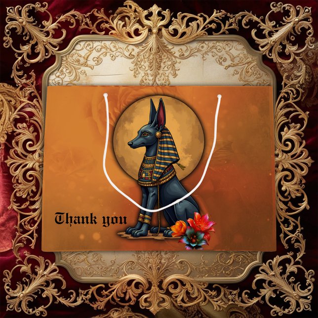 Anubis in the moonlight,  große geschenktüte (Von Creator hochgeladen)