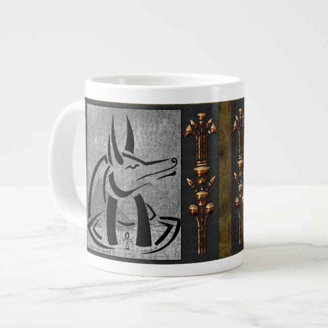 Anubis Jumbo Tasse (Vorderseite Links)