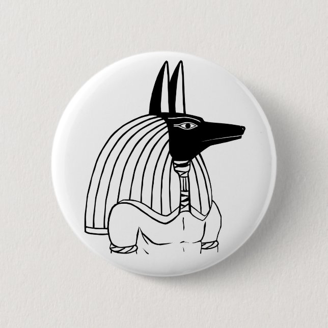 Anubis Knopf Button (Vorderseite)