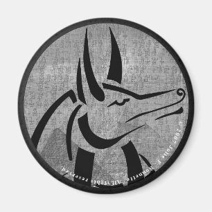 Anubis Magnet rond