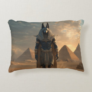 Anubis-Mythologie-Kissen – Ägyptischer Gott Wohnku Dekokissen