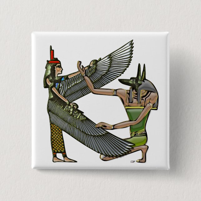 Anubis & Nut Button (Vorderseite)