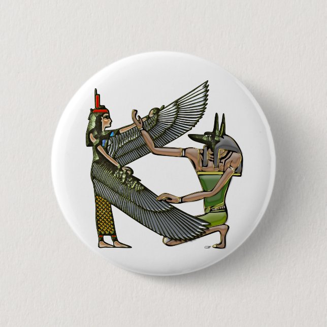 Anubis & Nut Button (Vorderseite)