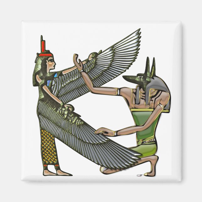 Anubis & Nut Magnet (Vorne)