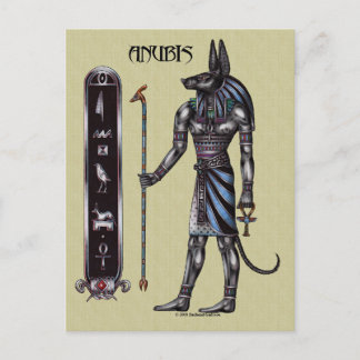 Anubis Postcard Postkarte