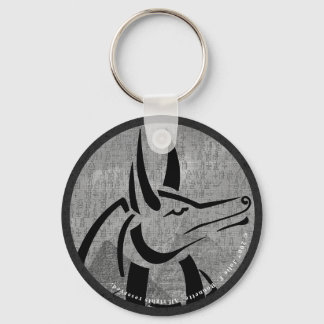 Anubis Round Schlüsselanhänger