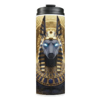 Anubis-Schakal-Thermalbecher | Alter ägyptischer G Thermosbecher