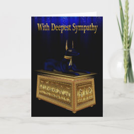 Anubis Sympathy Card Karte