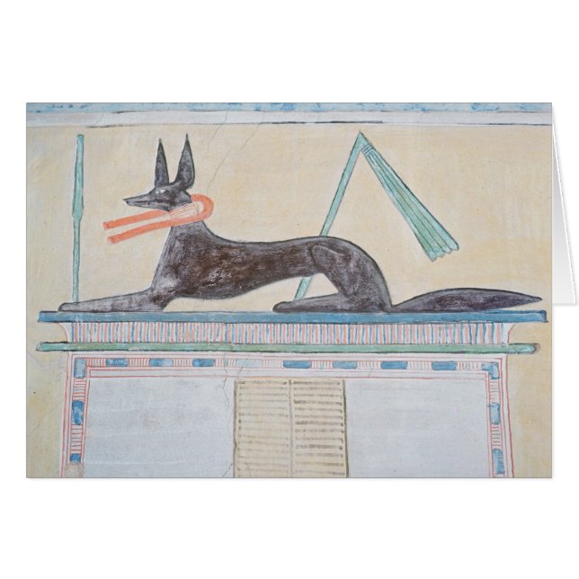 Anubis, un dieu égyptien des morts (Devant horizontal)