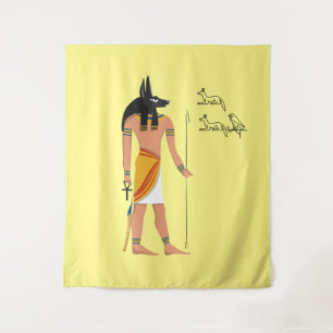 Anubis Wandteppich