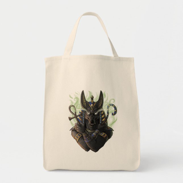 Anubis war ein alter ägyptischer Gott der Toten Tragetasche (Vorne)