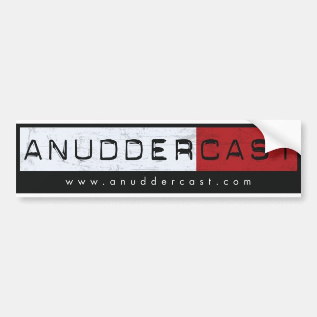 AnudderCast: Der Autoaufkleber (Vorne)