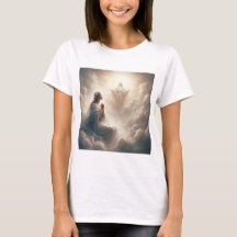 Anunciación Divina: Virgen y Bendición Celestial