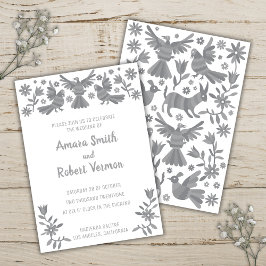 ANUNCIO COLORIDO OTOMI MEXICANO ANKÜNDIGUNG