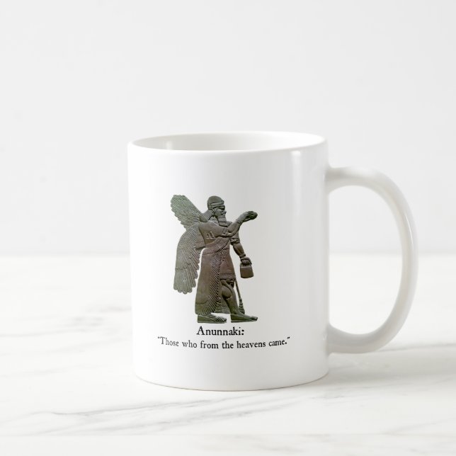 Anunnaki alte Außerirdische Kaffeetasse (Rechts)