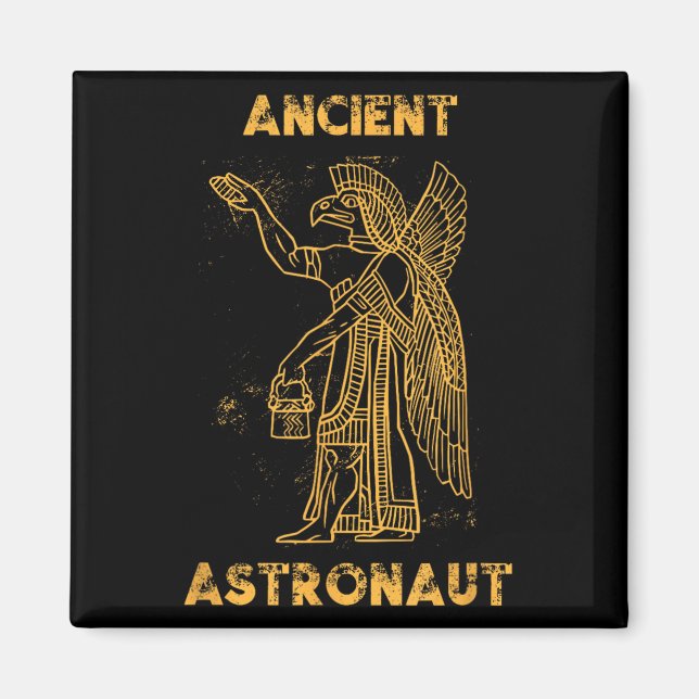 Anunnaki Ancient Astronaut Sumerischer Alien Theor Magnet (Vorne)