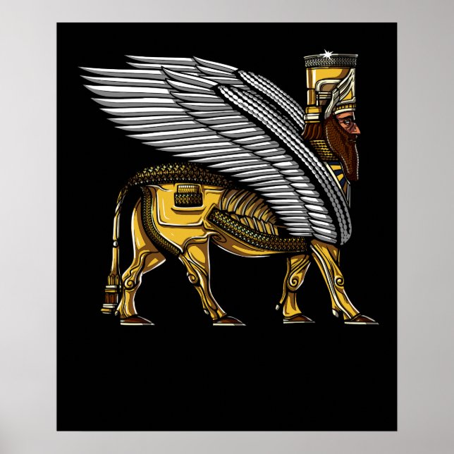 Anunnaki Guardian Alien Ancient Sumerian Poster (Vorne)