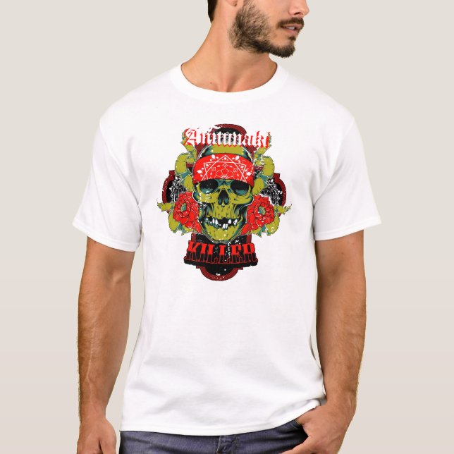 Anunnaki kundenspezifisches "Mörder-Schädel-" T-Shirt (Vorderseite)